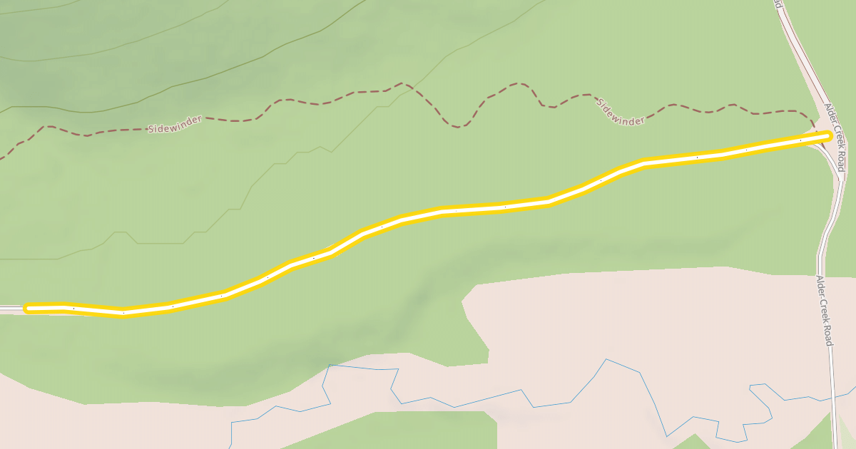Map preview of North Euer Valley Road