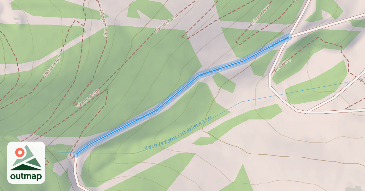 Map of Elkhorn Loop