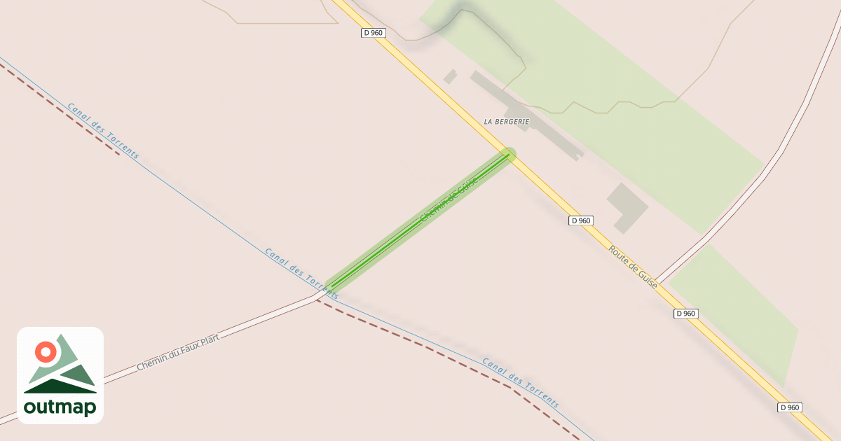 Map of Chemin de Guise