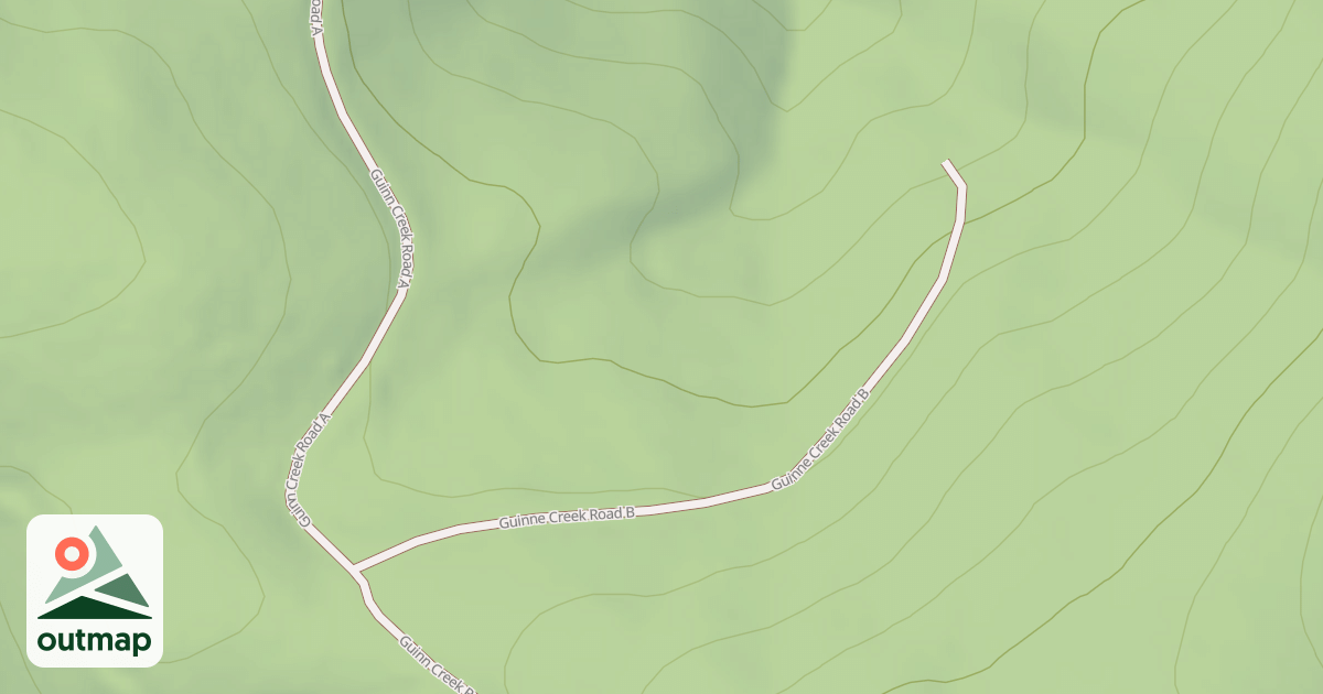 Map of GUINN CREEK B