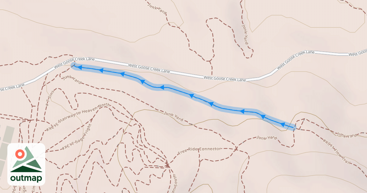 Map of #XC11 Flow Trail