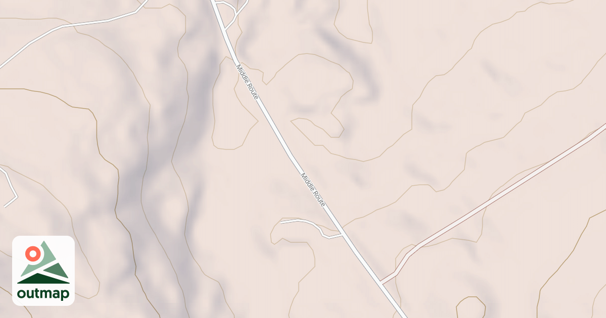 Map of Middle Route