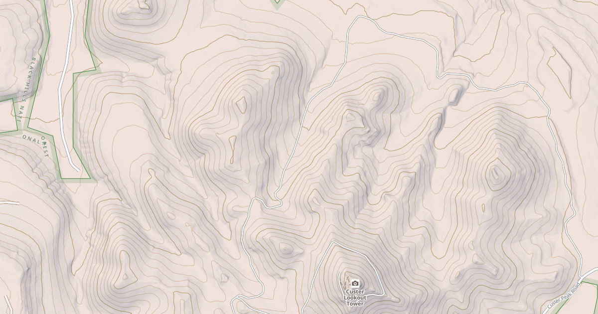 Map preview of CUSTER PEAK BR 1C