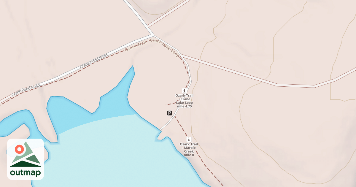 Map of CRANE LAKE RECREATION AREA