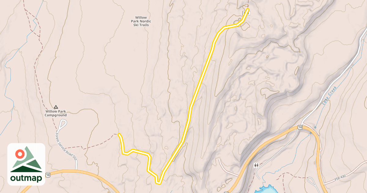 Map of Trail 068