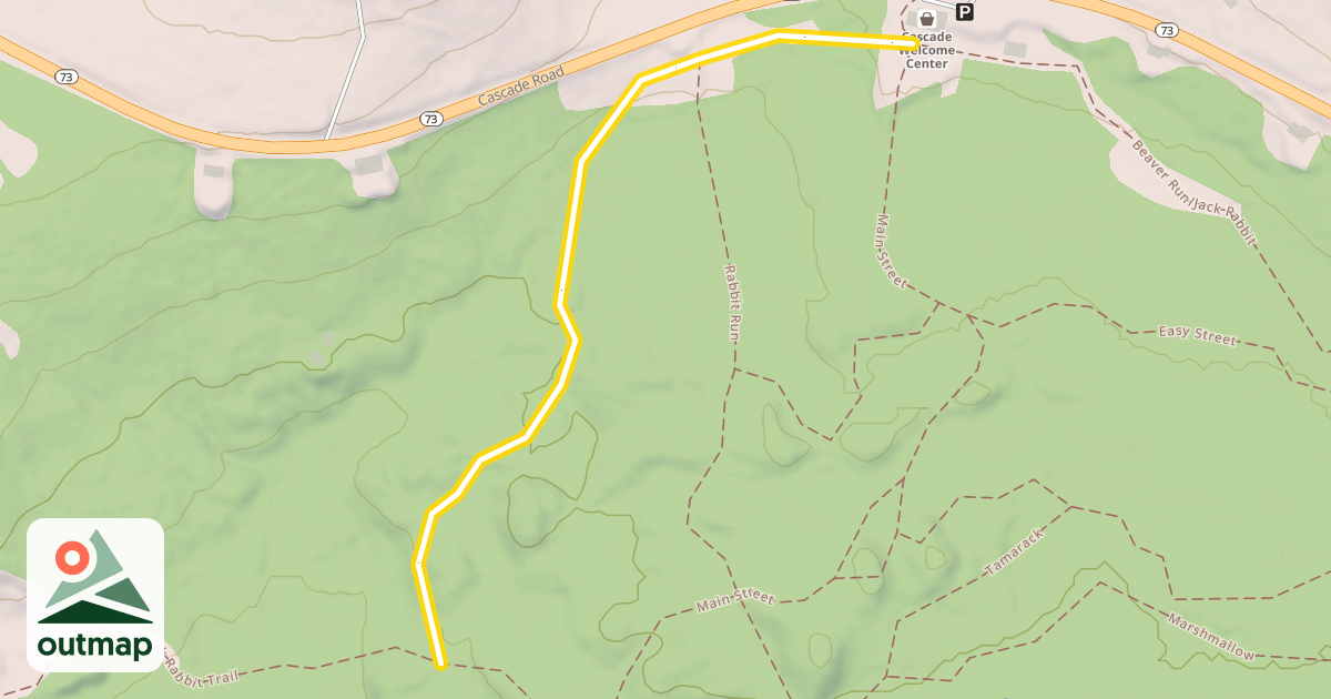 Map of Cascade/Jack Rabbit