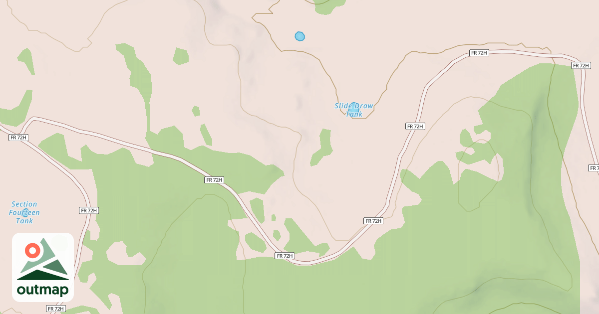 Map of DUCK LAKE TS.