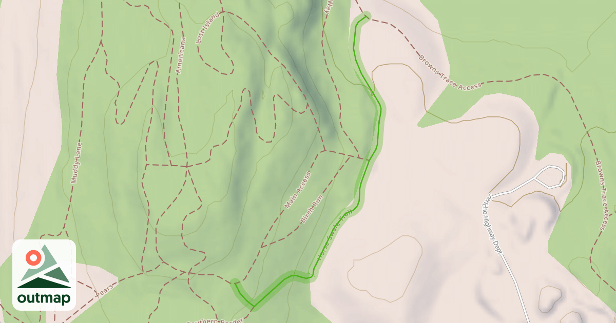 Map of Horse Swale Trail