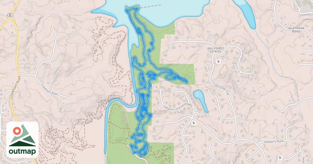 Map of Driftwood