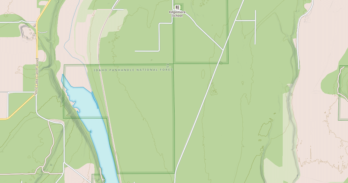 Map preview of HOODOO LAKE