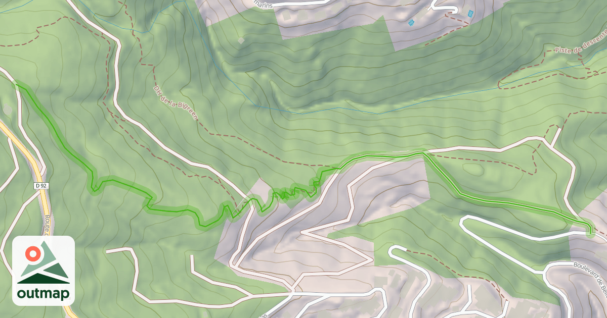 Map of Chemin de la Verrerie