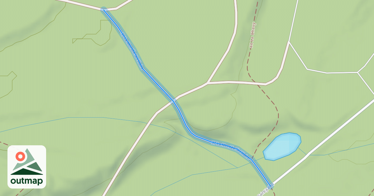 Map of 37 La Montée St-Hilaire