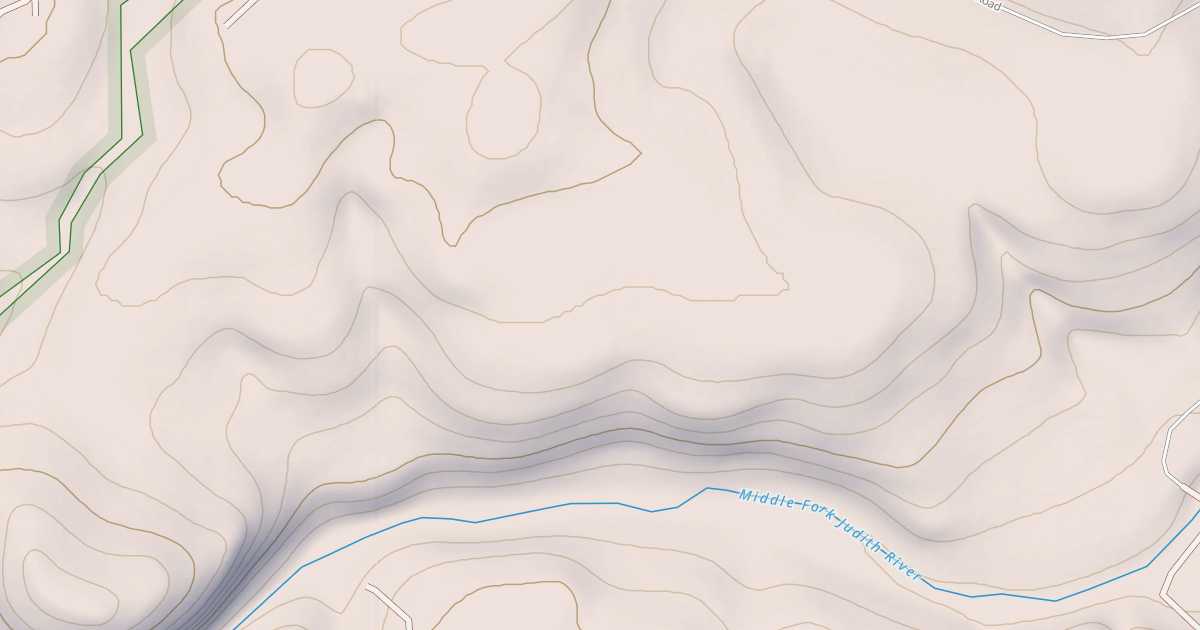 Map preview of Middle Fk. Judith Atv