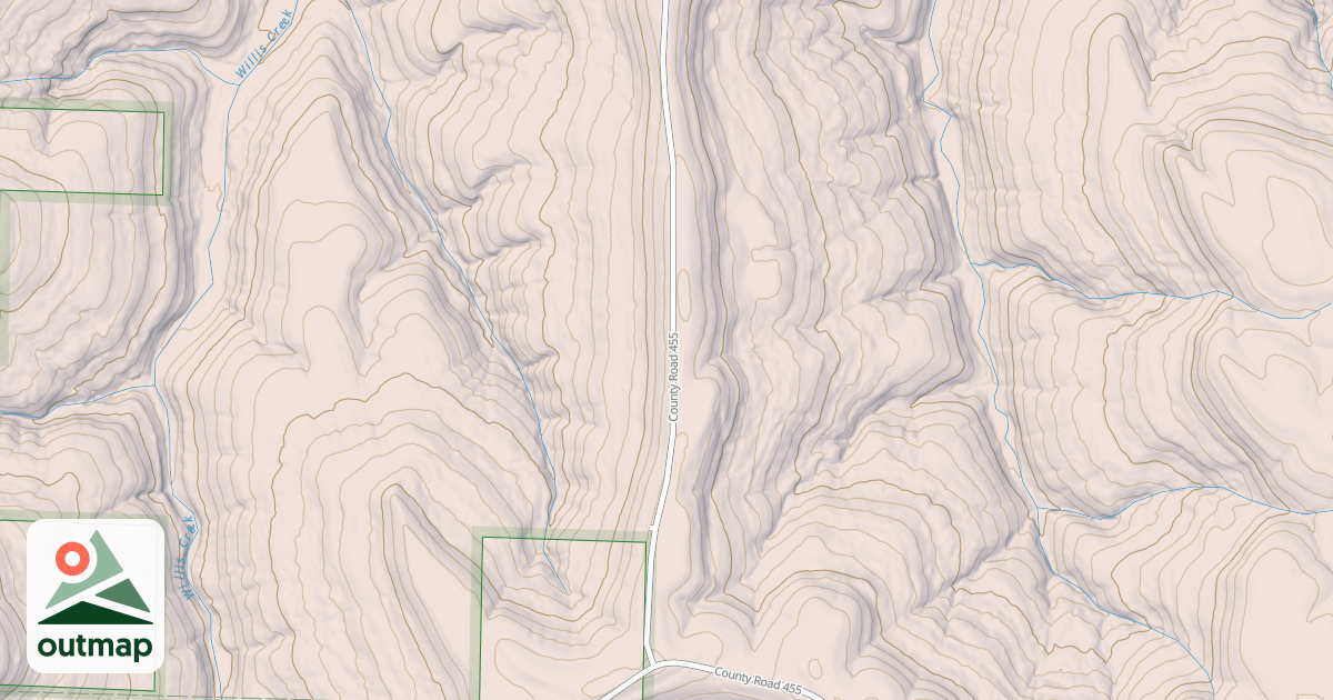 Map of GOBBLER'S KNOB