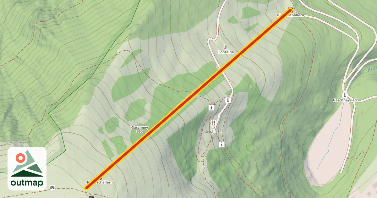 Map of Téléski du Hinterschallern