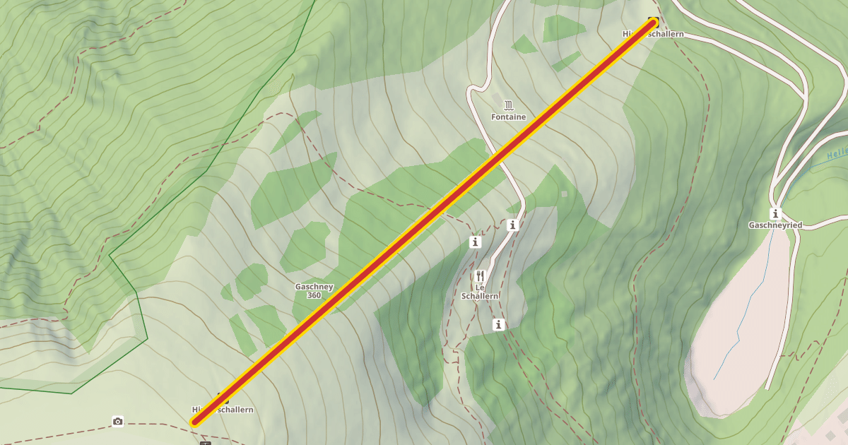 Map preview of Téléski du Hinterschallern