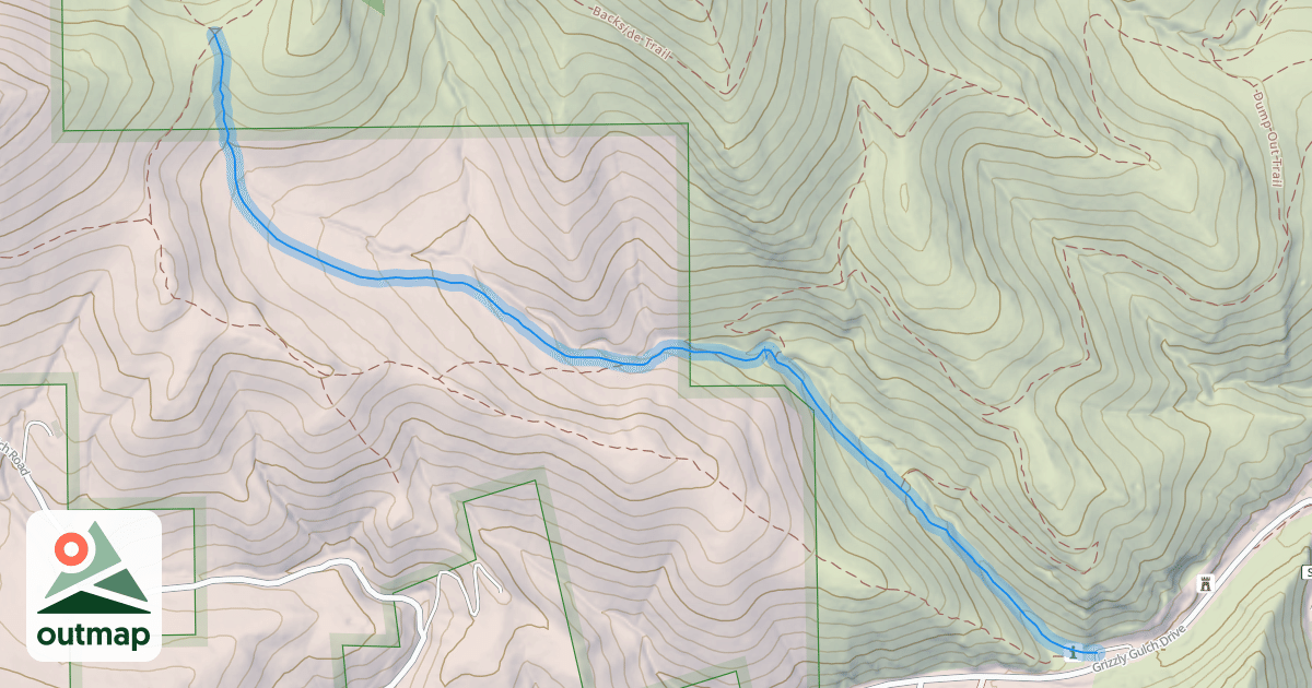 Map of McKelvey Trail