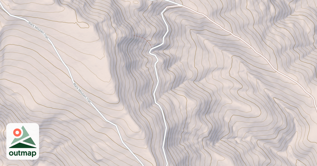 Map of Black Moutain