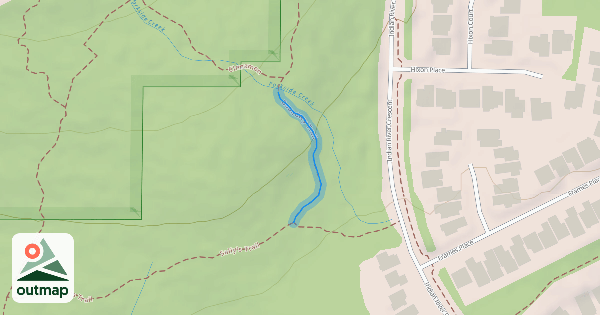 Map of Boundary Trail