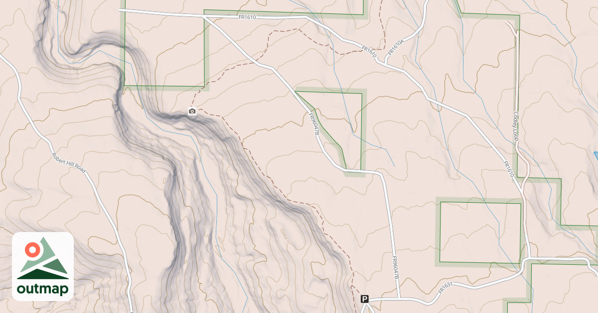 Map of USFS Motor Vehicle Use Map Roads {88AA7BA6-FB8B-4814-A50D-DA81FDED42FA}