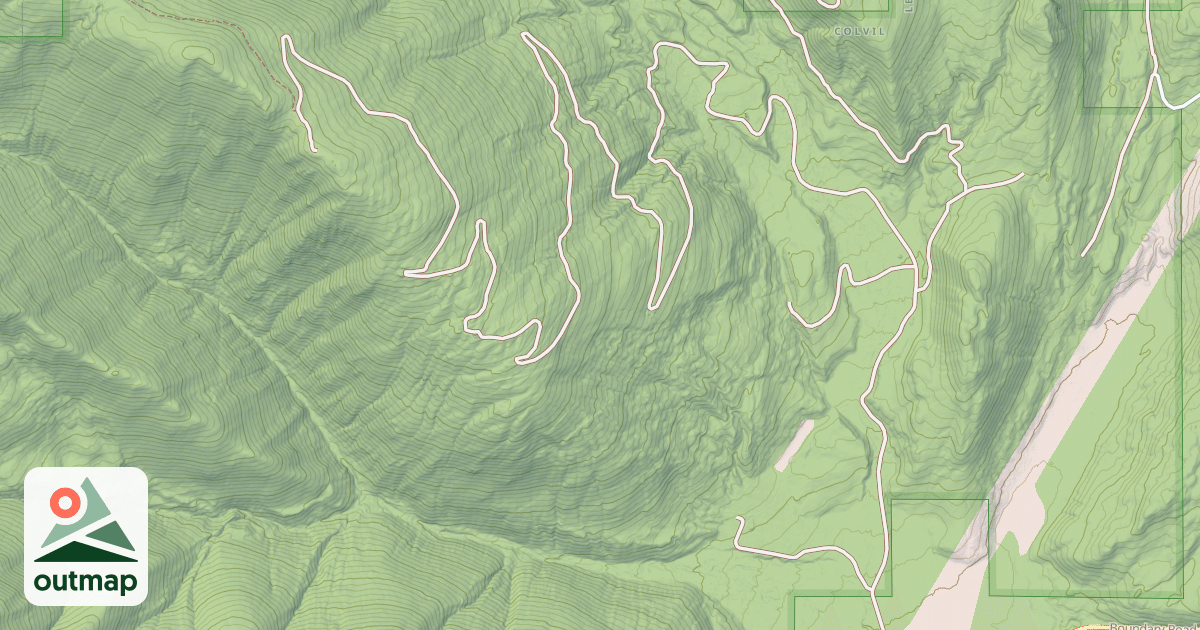 Map of FLUME CREEK
