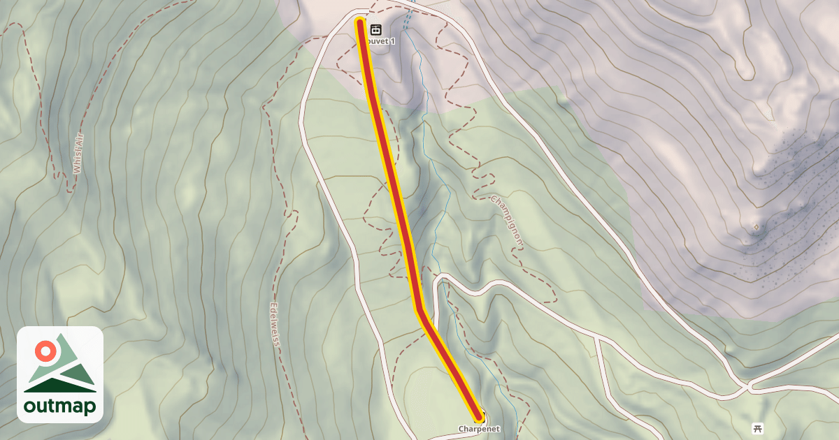 Map of Charpenet