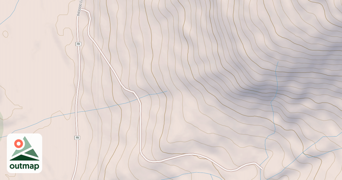 Map of USFS National Forest System Roads {E3CFE295-39FF-4B79-8FDA-AA02BB6A4C3A}