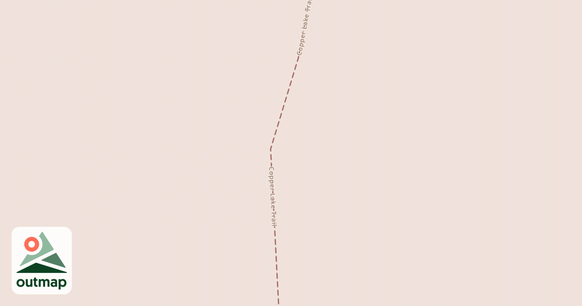 Map of Copper Lake Trail