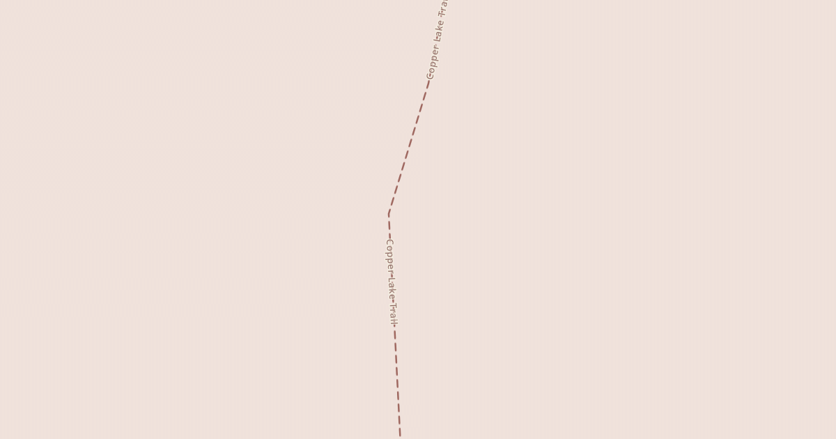 Map preview of Copper Lake Trail