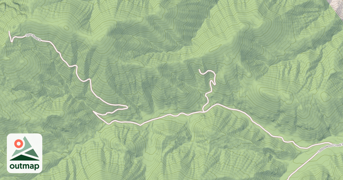 Map of SPUR ROAD A