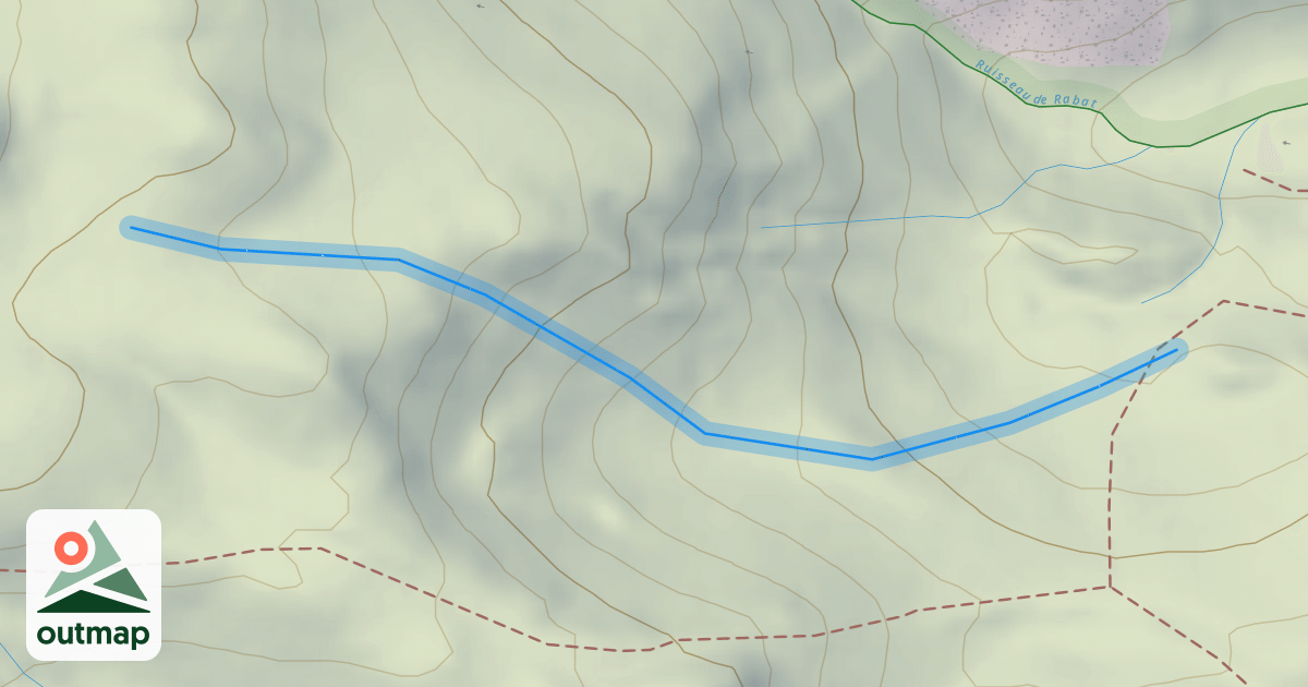 Map of Combes d'Aulon
