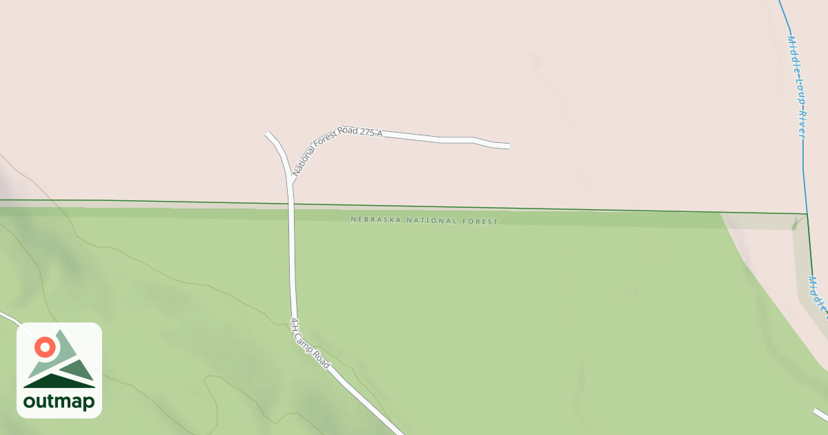 Map of JOHNSON RD CANOE LAUNCH in Thomas