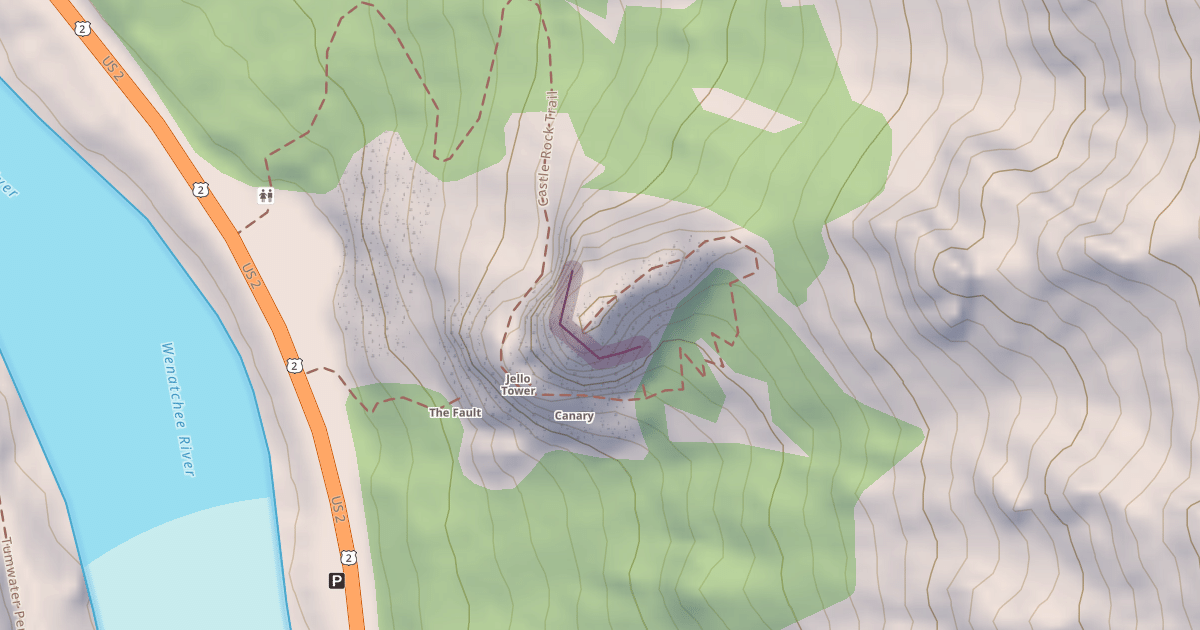 Map preview of Upper Castle Rock