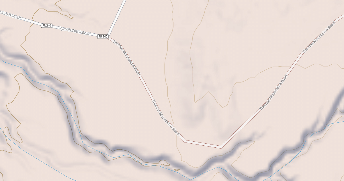 Map preview of THOMAS MTN A