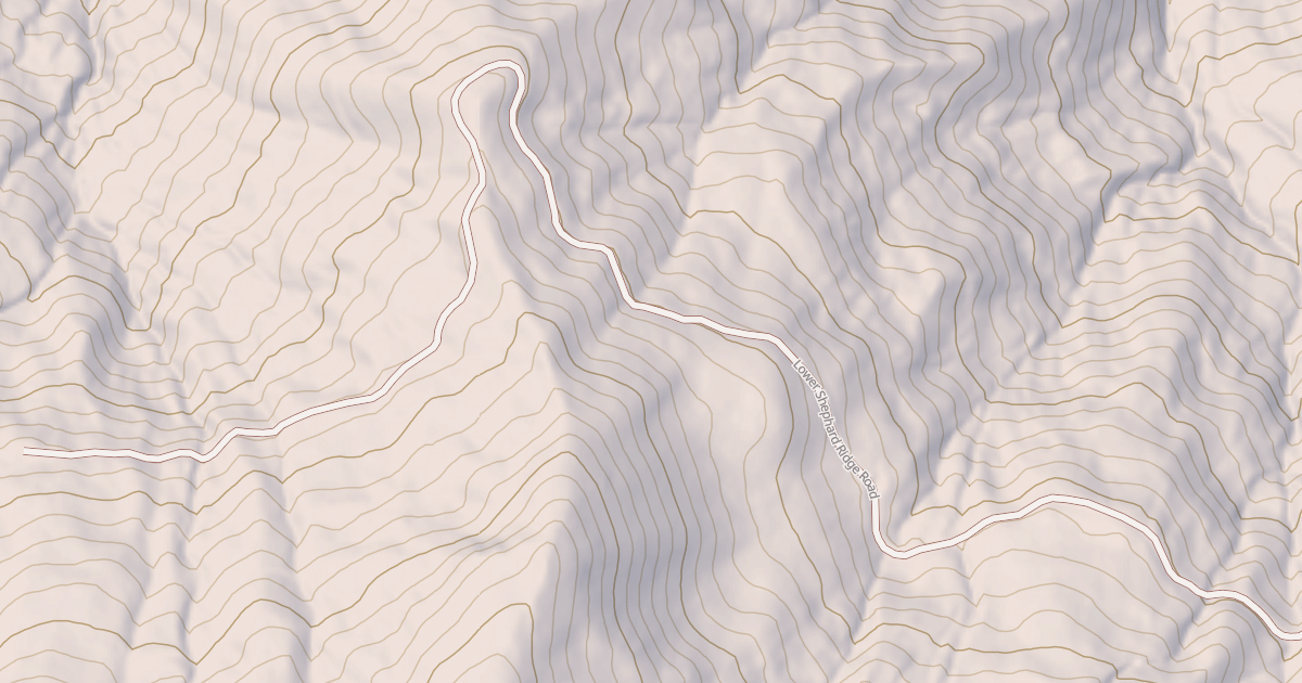Map preview of LOWER SHEPHARD RIDGE
