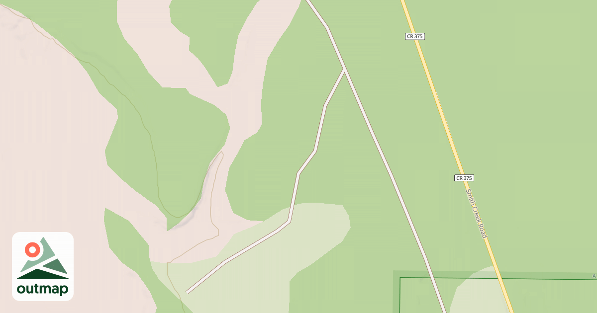 Map of USFS Motor Vehicle Use Map Roads {B9118CE5-5E06-4AF0-BCB5-9923BEBEFE93}