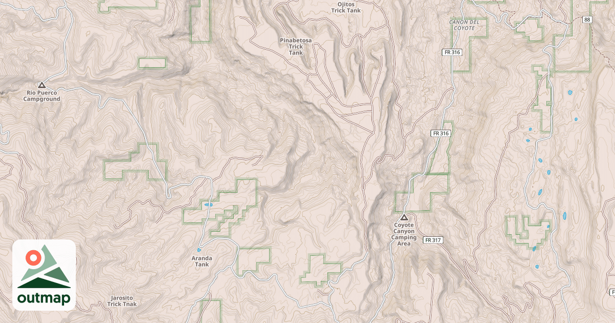 Map of PINABETOSA