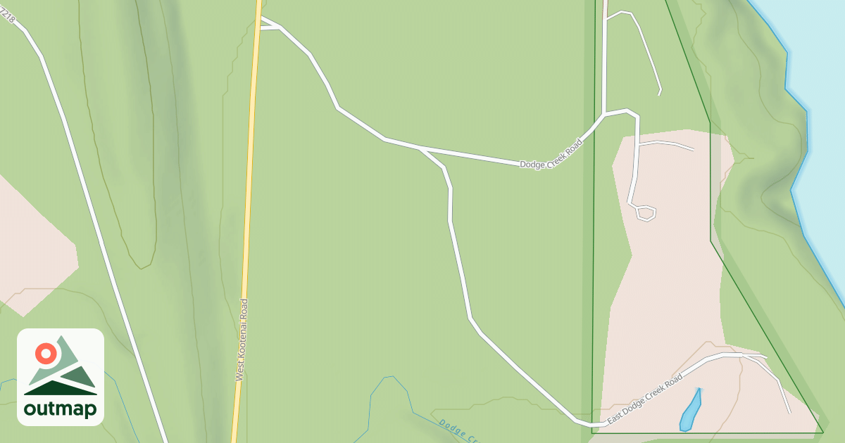 Map of DODGE BAY