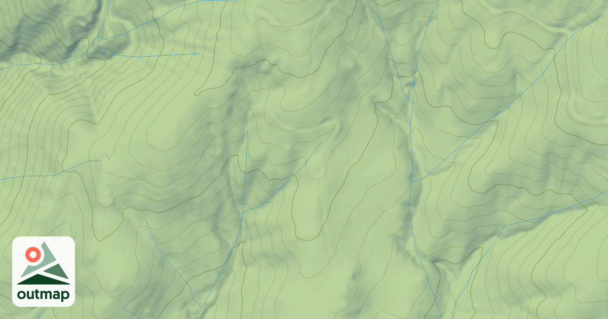 Map of BAKER SPUR B