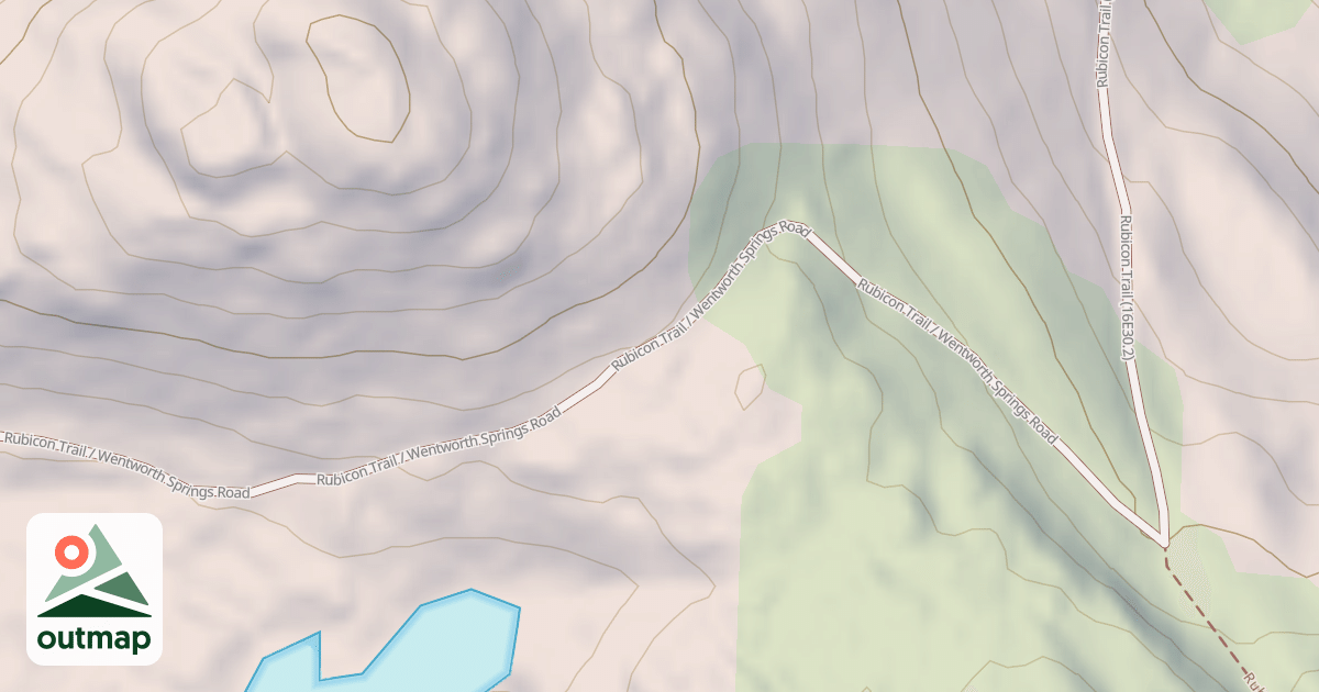 Map of BUCKS LOOP 4WD