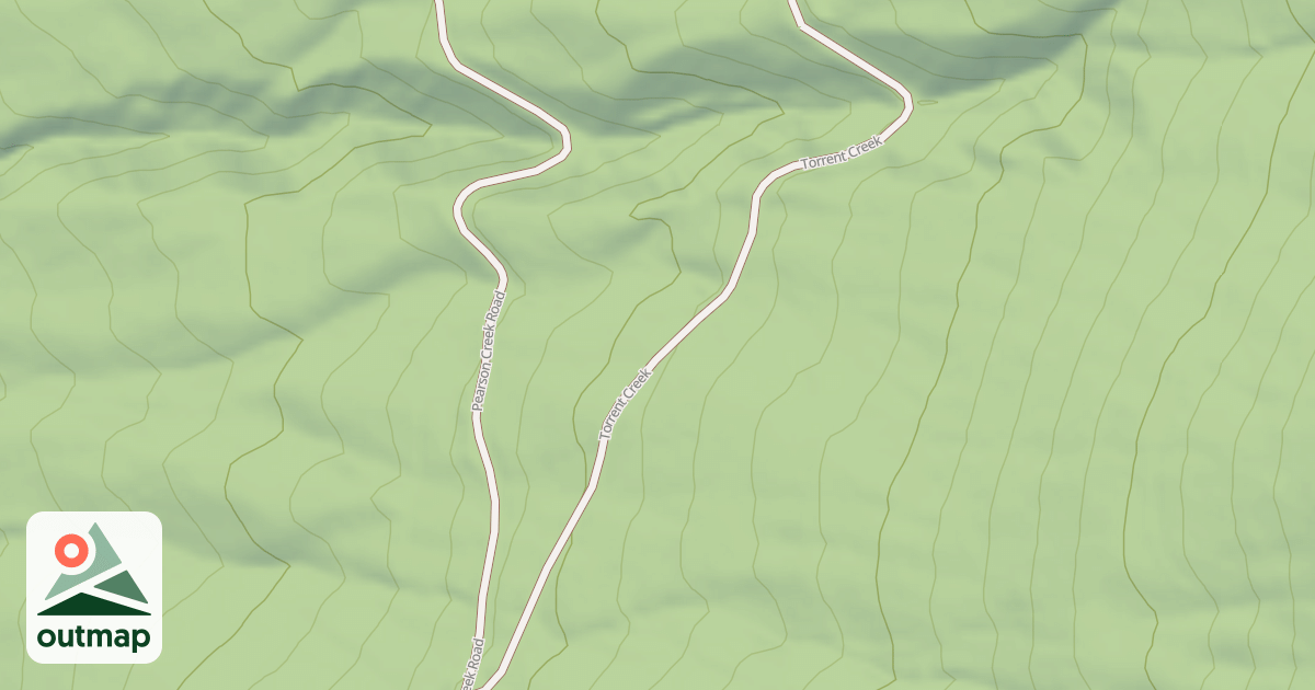 Map of TORRENT CREEK