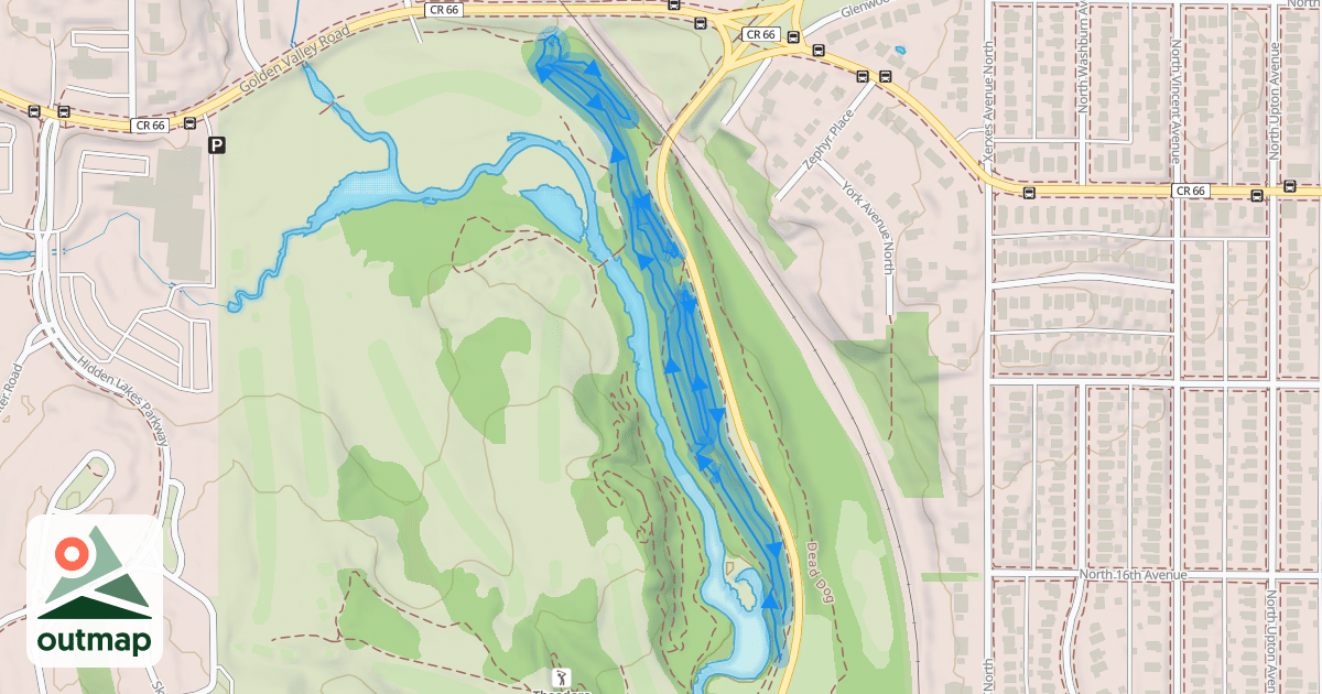 Map of 45 North Trail