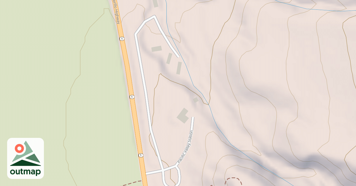 Map of PACIFIC VAL. STA.