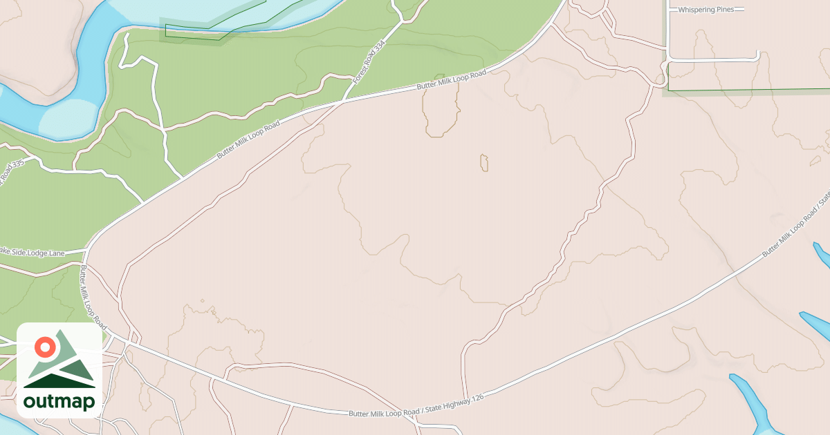 Map of Buttermilk Trail