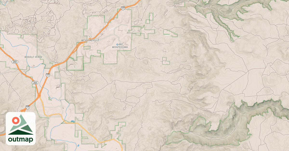 Map of BEAVER CREEK