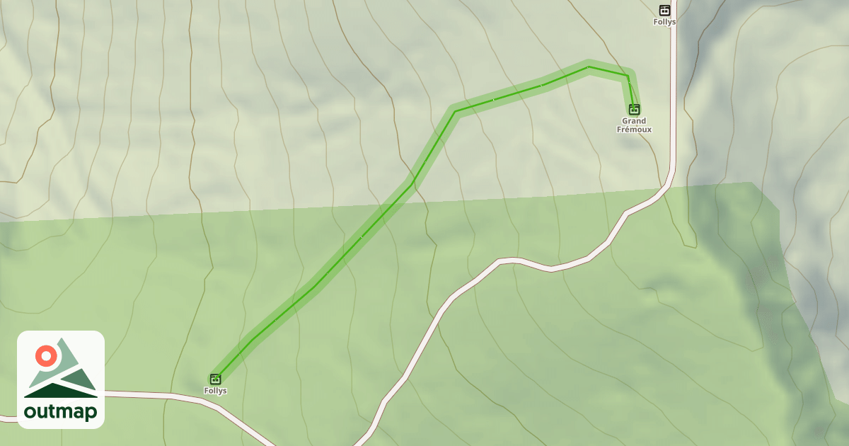 Map of L'Ecuelle