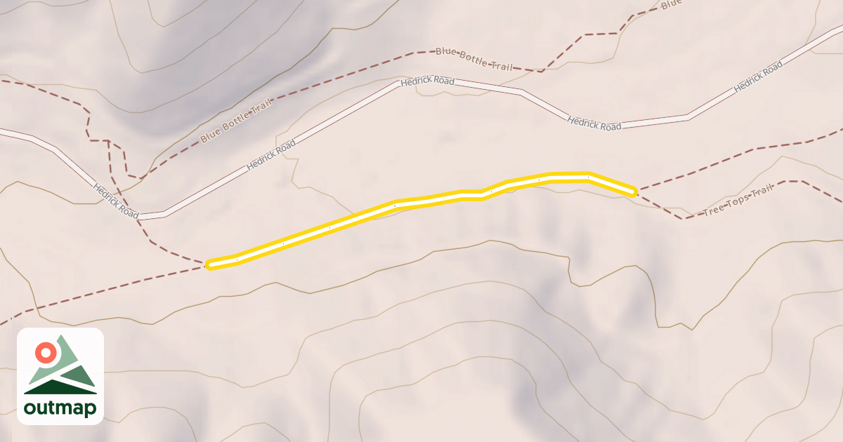 Map of Tree Tops Trail