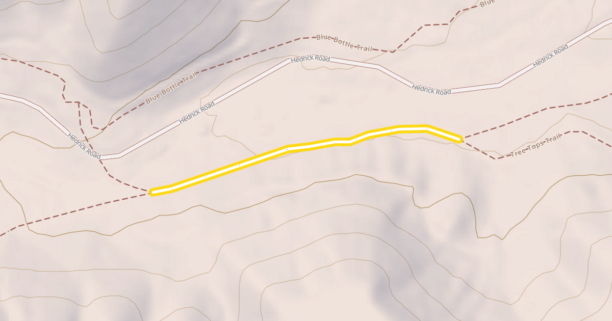 Map preview of Tree Tops Trail