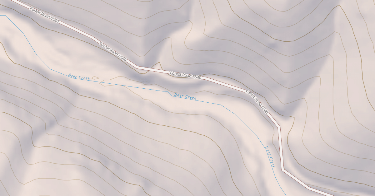 Map preview of USFS National Forest System Roads {38B6C8F2-5B44-4029-9884-0BD27EE8E6AA}