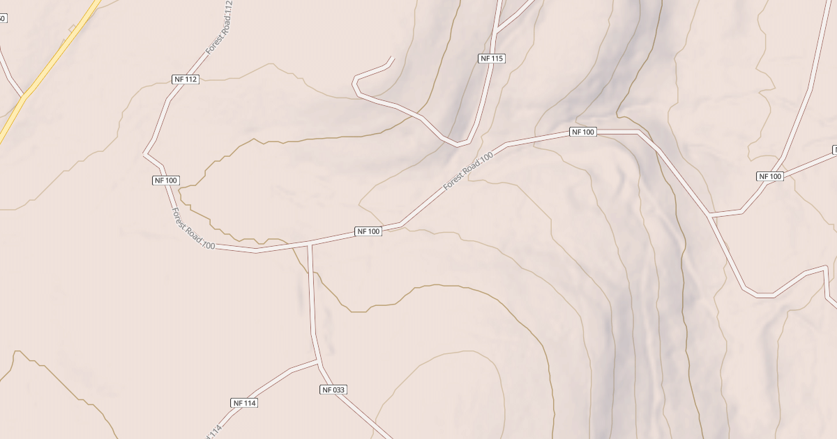 Map preview of USFS Motor Vehicle Use Map Roads {917E9A55-BF46-452C-BD90-4CEC5DB04D0F}